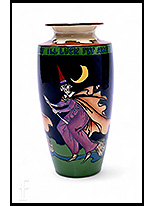 Wileman witch vase